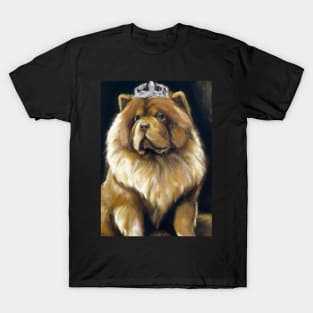 Chow Chow with Crown T-Shirt